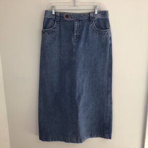 💥💥Sonoma Life +Style maxi jean skirt size 10.